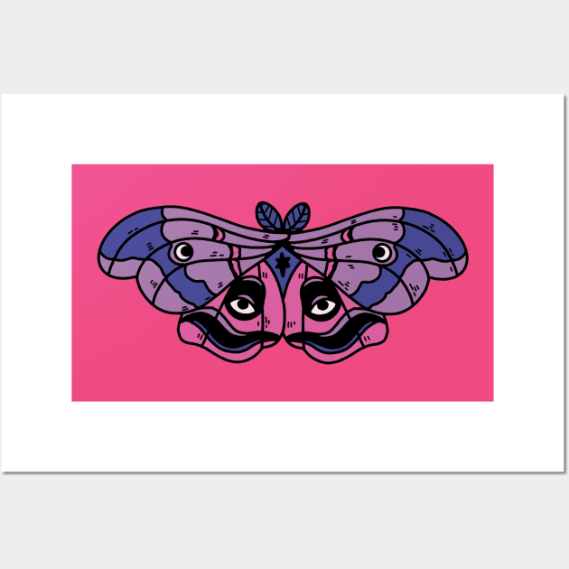 bi moth Wall Art by chiaraLBart